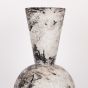 ΒΑΖΟ ΜΕΤΑΛΛΙΚΟ ΜΩΣΑΪΚΟ ΛΕΥΚΟ ΑΝΤΙΚΕ 25x25x66cm Eurolamp 819-01073