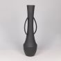 ΒΑΖΟ ΠΟΡΣΕΛΑΝΙΝΟ ΜΑΥΡΟ 28x22.5x80cm Eurolamp 819-01649
