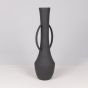 ΒΑΖΟ ΠΟΡΣΕΛΑΝΙΝΟ ΜΑΥΡΟ 21x19x60cm Eurolamp 819-01653