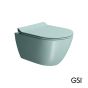 Λεκάνη Κρεμαστή Pura/50 Swirlflush με κάλυμμα MS86SC Super Slim Soft Close, GSI Ghiaccio 881600SC-920