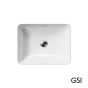 Νιπτήρας Πορσελάνης Sand 60x38 GSI White 9036-300
