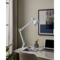 Eglo Firmo Φωτιστικό Γραφείου LED με Σπαστό Βραχίονα Ύψους: 73cm και Κλιπ σε Λευκό Χρώμα 90872