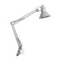 Eglo Firmo Φωτιστικό Γραφείου με Σπαστό Βραχίονα και Κλιπ σε Ασημί Χρώμα 90874
