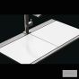 Νεροχύτης Κουζίνας Ανοξείδωτος Iris 89,7x51 Αpell Inox White glass 9320-110300
