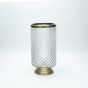 ΒΑΖΟ ΓΥΑΛΙΝΟ ΧΡΥΣΟ 26.5x13.5cm Eurolamp 819-01288