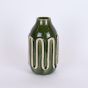 ΒΑΖΟ ΚΕΡΑΜΙΚΟ ΠΡΑΣΙΝΟ - ΜΠΕΖ 13x13x24cm Eurolamp 752-20333