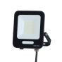 ΠΡΟΒΟΛΕΑΣ LED SMD 30W ΜΑΥΡΟΣ IP66 3000K PLUS Eurolamp 147-69008