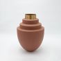 ΒΑΖΟ ΜΕΤΑΛΛΙΚΟ ΚΕΡΑΜΙΔΙ-ΧΡΥΣΟ 26x26x34cm Eurolamp 819-00308