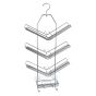 Κρεμαστή Ραφιέρα Chrome 33x9x58cm AWD02081933 AWD02081933
