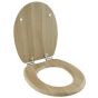Καπάκι Λεκάνης NATUR από MDF Φυσικό 37x45.7x5.8cm AWD02181702  AWD02181702