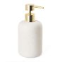 Δοχείο Κρεμοσάπουνου BONITA Stoneware Λευκό 400ml AWD02191912 AWD02191912