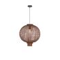 BELLO - Μονόφωτο Κρεμαστό Φωτιστικό Rattan Sun Light BELLO