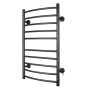 Θερμαινόμενη Πετσετοκρεμάστρα Μαύρο Ματ 135w 86x53 cm, Timer 2-4 h Colorado Brisk 132-Black 
