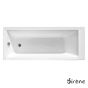 Μπανιέρα Ακρυλική CUBIC 140x70, Sirene White CUB14070