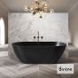 CUSCO ΜΠΑΝΙΕΡΑ FREESTD 165x85 SIRENE BLACK MATT CUS16585-401