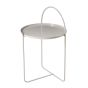 Side Table Μεταλλικό Φ40x65cm Sand MRShome DF-0035000