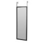 Κρεμαστός Καθρέπτης για Πόρτα από MDF 34x94cm Black MRShome DF-0036002
