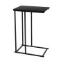 Side Table Μεταλλικό με Επιφάνεια MDF/Μελαμίνη 40x26x58cm Black MRShome DF-0049000