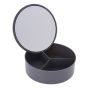 Κουτί Αποθήκευσης PP με Καθρέπτη Φ15x5.5cm Cool Grey-10C MRShome DF-0060002