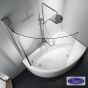 ΔΙΠΤΥΧΟ ΜΠΑΝΙΕΡΑΣ ΚΥΡΤΟ 120εκ PRIMUS-PLUS DEVON CLEAR DGC1200T-100