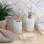 Ποτήρι Οδοντόβουρτσας Polyresin με Μωσαϊκό Σχέδιο MRShome  DS-4051L06