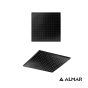 Κεφαλή Ντουζ Emotion 30x30 ABS, Almar Black Matt E044043-400