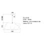 ELLIS - Μονόφωτο Κρεμαστό Φωτιστικό Silk Sun Light ELLIS-50