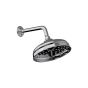 Horus Ascott Classic Collection - Anti-scale Nozzles Shower Head Ø 220 Mm with Arm - Wall Mounting - Chrome 00.516-CH