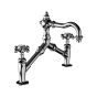 Horus Julia Victoria Julia Victoria Classic Collection - 2 Hole Basin Mixer - Chrome 01.227-CH