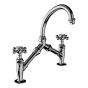 Horus Éloise Classic Collection - 2 Hole Basin Mixer - No Waste - Polished Nickel 02.227-NB