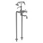 Horus Anthea Classic Collection - Complete Mixer + Pipes for Free Standing Bath - Matt Nickel 06.498-NM