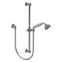 Horus Anthea Classic Collection - Wall Shower Set with Rail, Flexible Hose and Handspray - Polished Nickel 06.532-NB