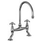 Horus Montmartre Classic Collection - 2-hole Kitchen Mixer / No Waste - Polished Nickel 07.141-NB