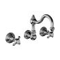 Horus Montmartre Classic Collection - Concealed 3 Hole Basin Set with Waste, No Plug - Matt Nickel 07.262-NM