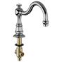 Horus Montmartre Classic Collection - Deck Bath Spout with Diverter - Polished Nickel 07.472-NB