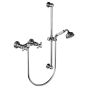 Horus Montmartre Classic Collection - Complete Wall Shower Mixer, with Rail, Handshower, Flexible - Polished Nickel 07.516-NB