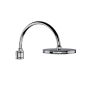 Horus Zéphyr Classic Collection - Anti-scale Nozzles Shower Head, Wall Mounted - Satin Brass 16.535-LS