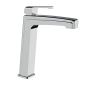 Horus Zéphyr Classic Collection - Single Lever Basin Mixer Extended with up and down Drain - Ice White 16.719-BI