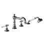 Horus Julia Victoria Julia Victoria Classic Collection - 4 Hole Deck Bath - Polished Nickel 19.466-NB