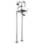 Horus Julia Victoria Julia Victoria Classic Collection - Complete Mixer + Pipes for Free Standing Bath - Matt Nickel 19.498-NM