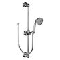 Horus Coventry Classic Collection - Wall Shower Set with Handspray, Flexible, Brass Rail - Polished Nickel 28.542-NB
