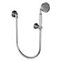 Horus Coventry Classic Collection - Wall Shower Set with Wall Hook, Flexible Hose and Handspray - Polished Nickel 28.589-NB