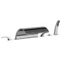 Horus Nouvelle Vague “part of Contemporary Collection - 6 Hole Deck Mounted Bath/shower Set - Chrome 40.468-CH