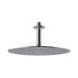 Horus Nouvelle Vague “part of Contemporary Collection - Stainless Steel Shower Head Ceiling Installation - Black Chrome 40.540-NC