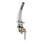Horus Nouvelle Vague “part of Contemporary Collection - Deck Mounted Pull up Handset with Diverter & Flexible - Chrome 40.777-CH