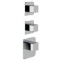 Horus Echo Equinox316 Collection - Trim for Thermostatic Mixer - Chrome 43.522-CH