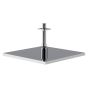 Horus Naja Contemporary Collection - Stainless Steel Shower Head 250 X 250 Mm, Thickness 14 Mm / Ceiling Installation - Satin Brass 43.538-LS