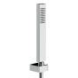 Horus Echo Equinox316 Collection - Wall Hook with Brass Handshower and Flexible Hose - Matt Black 43.589-NO
