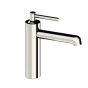 Horus Minoé Contemporary Collection - Single Lever Basin Mixer - with Drain Valve with Cover - Metal Gun 47.709-CF