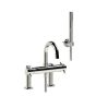 Horus Minoé Contemporary Collection - Complete Set : Complete Deck Thermostatic Bath-shower Mixer - Metal Gun 47.715-CF